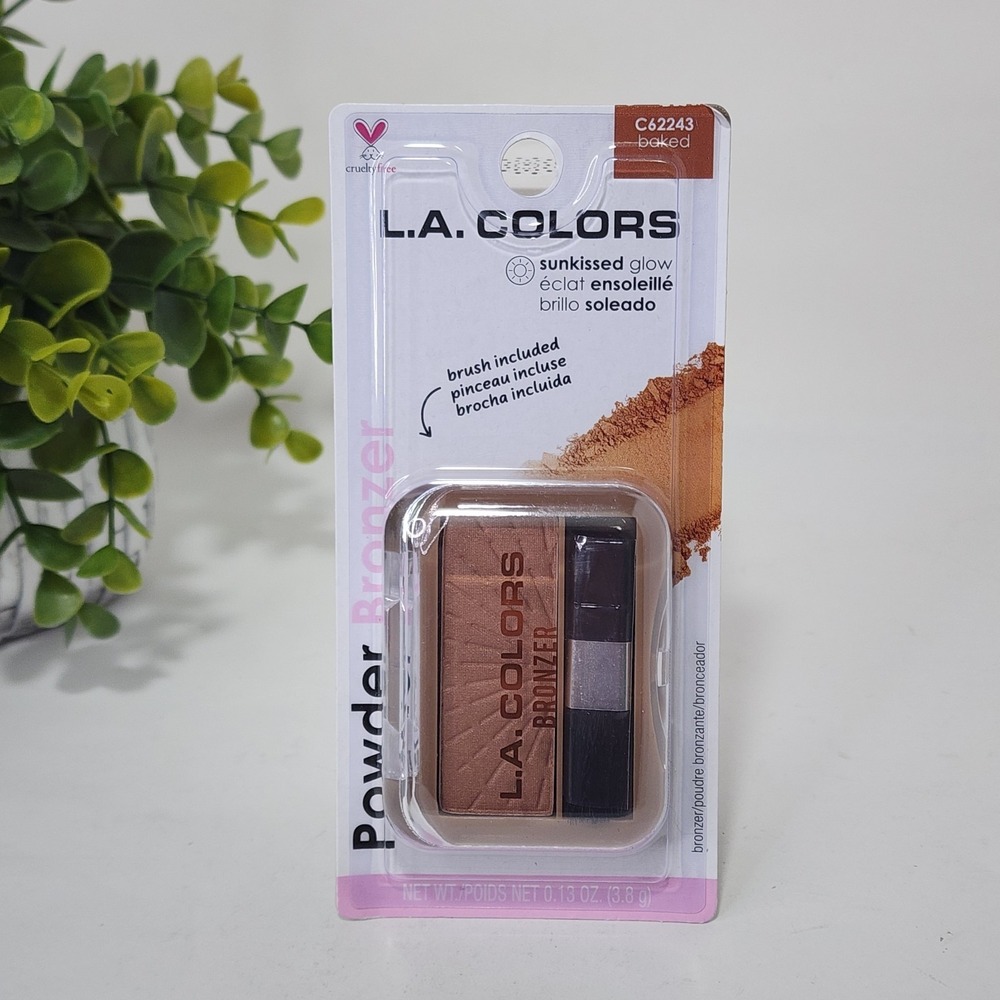 L.A. COLORS Powder Bronzer - Baked C62243 ~ 0.13 oz ~ New and Unopened